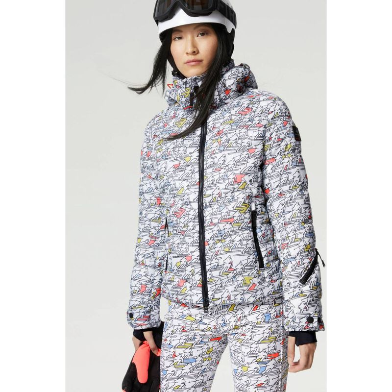 Bogner Fire + Ice Saelly Print Ski Jacket Womens image number 3