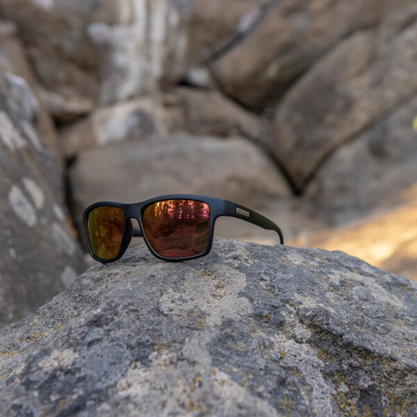 Suncloud A-Team Sunglasses + Polarized Red Mirror Lens