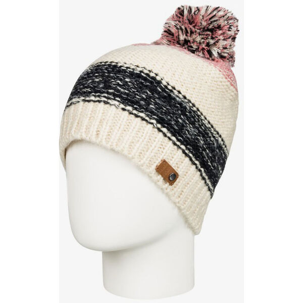 Roxy Shelby Block Pom-Pom Beanie Womens