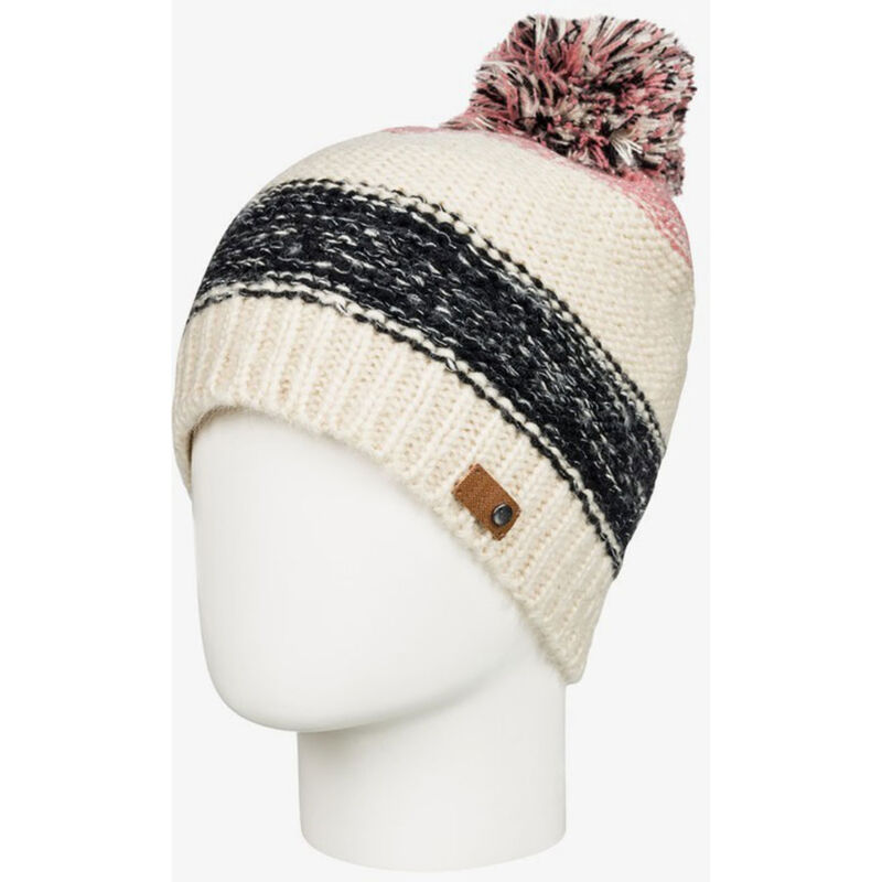 Roxy Shelby Block Pom-Pom Beanie Womens image number 1