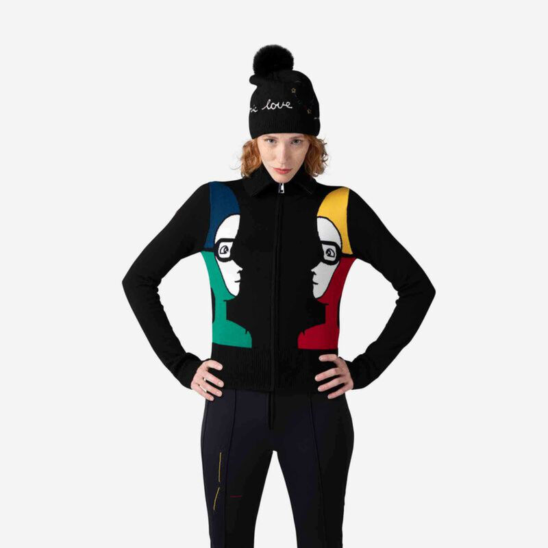 Rossignol JCC Galina Full Zip Knit Top Womens image number 0