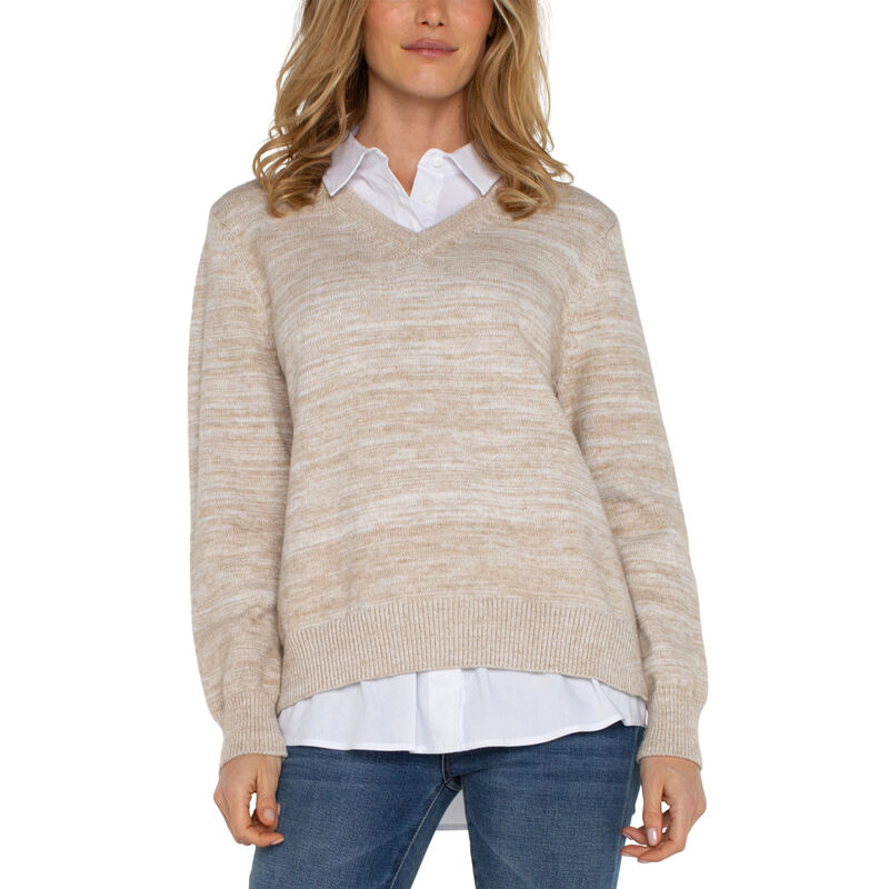 Liverpool Twofer Sweater Womens image number 0