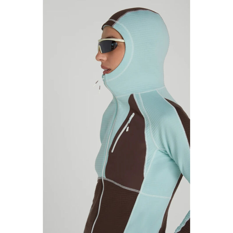 Seniq Joytrek Grid Fleece Full Zip Hoodie Womens image number 4