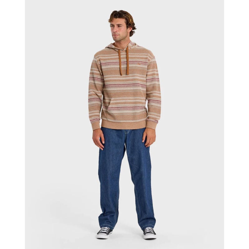 Quiksilver Great Otway Yarn-Dyed Stripe Pullover Hoodie Mens image number 4