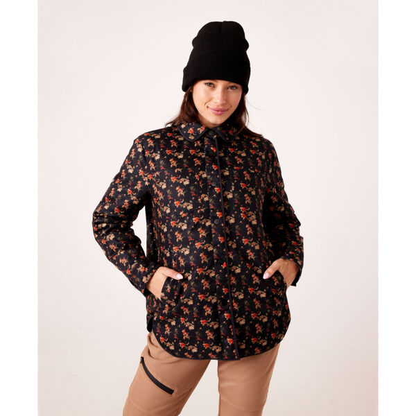 Roxy Alpine Quilted Shacket Womens