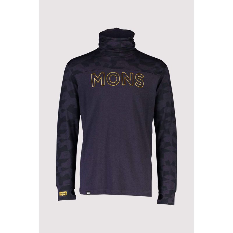 Mons Royale Yotei Powder Hood Long Sleeve Mens image number 0