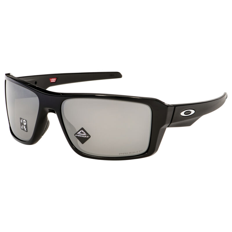 Oakley Double Edge Sunglasses Polished Black/Prizm Black Polarized image number 0
