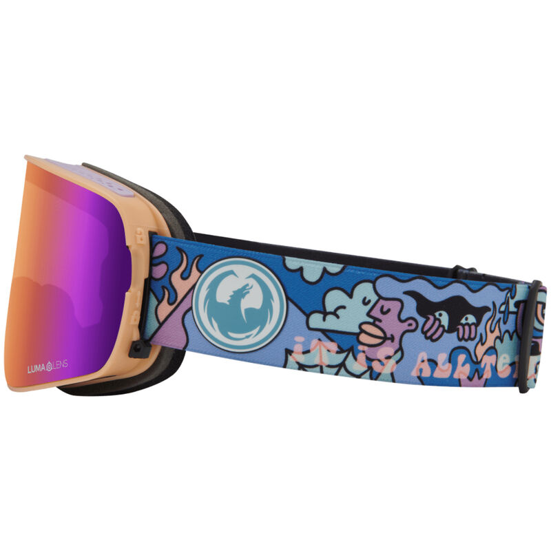Dragon NFX2 Goggle + Lumalens Purple Ion Lens image number 2