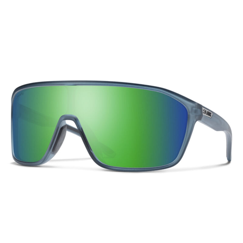 Smith Boomtown Matte Stone Crystal + ChromaPop Green Mirror Lens Sunglasses image number 0
