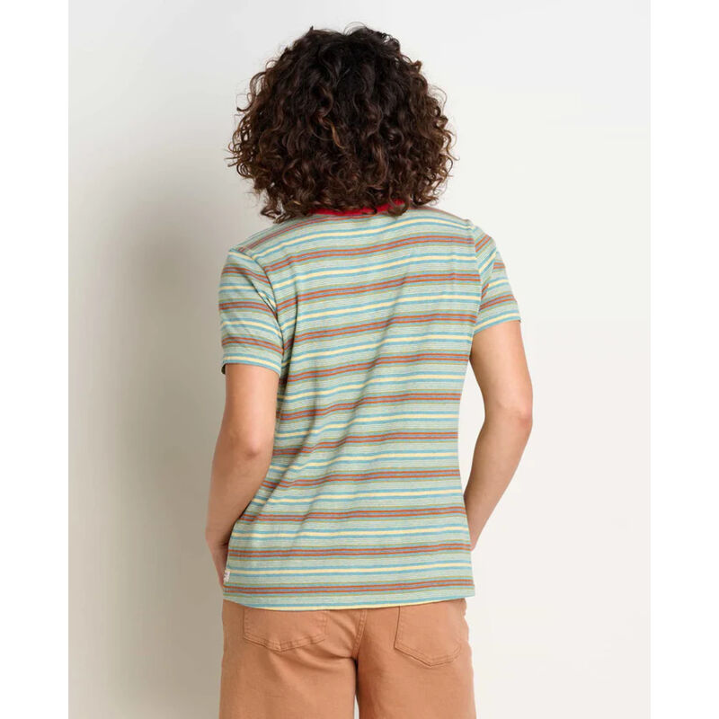 Toad&Co Grom Ringer Crew Top Womens image number 1