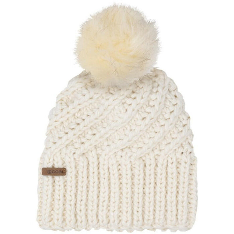 Coal The Maizy Knit Faux Fur Pom Beanie Womens image number 0
