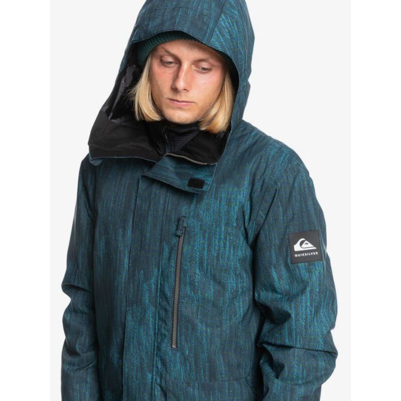 Quiksilver Mission Printed Snow Jacket Mens image number 2