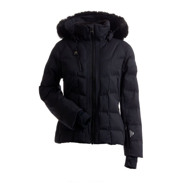 Nils Megeve Jacket w/ Faux Fur Hood Womens