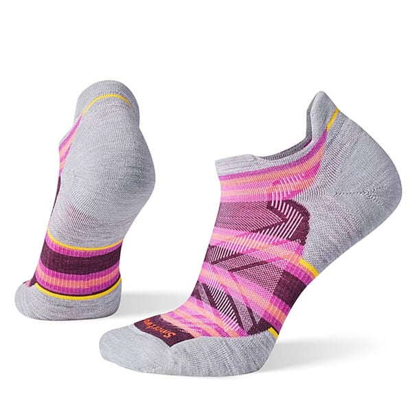 Smartwool Run Targeted Cushion Striped Low Ankle Socks Womens