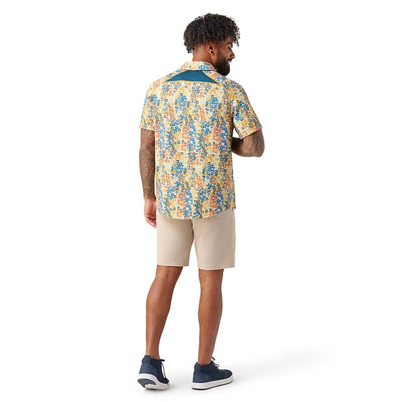 Smartwool Printed Short-Sleeve Button Down Mens image number 2