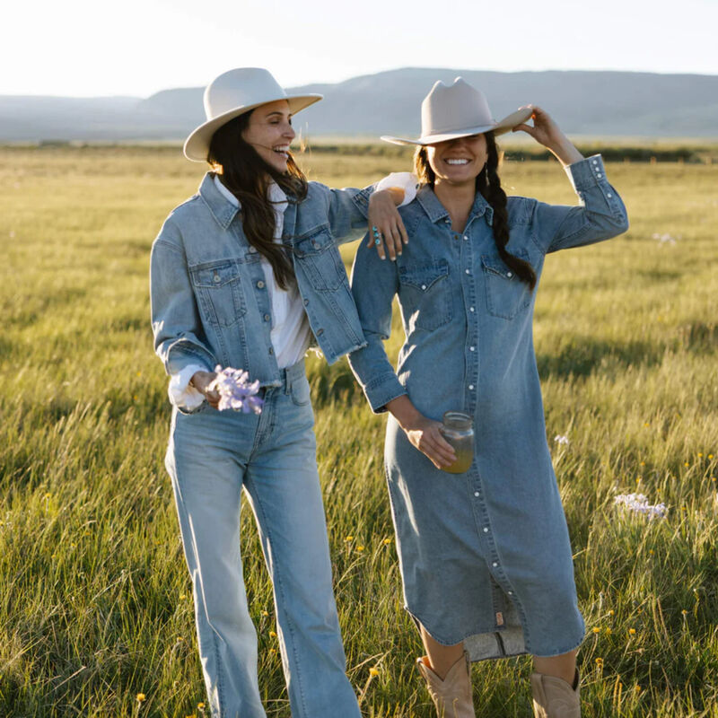 Sendero The Annie Pearl Snap Shirtdress Womens image number 4