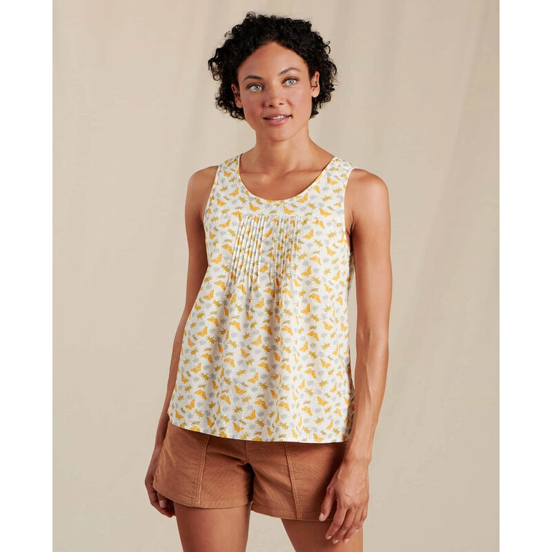 Toad&Co Willet Pintuck Tank Womens image number 0