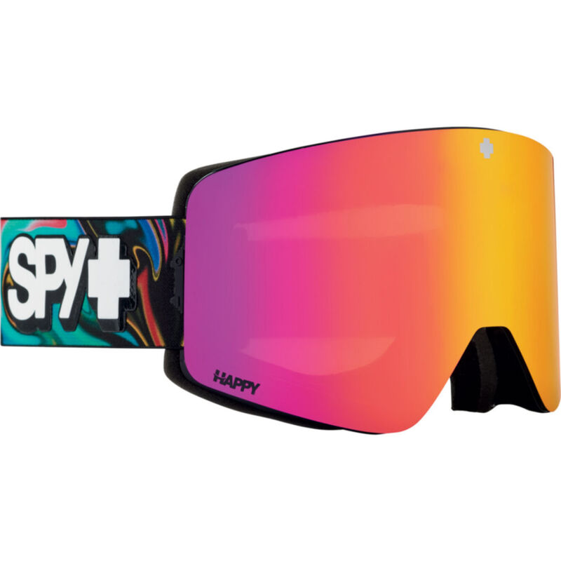Spy Marauder Goggles + Happy Bronze w/ Pink Spectra Mirror Lens image number 1