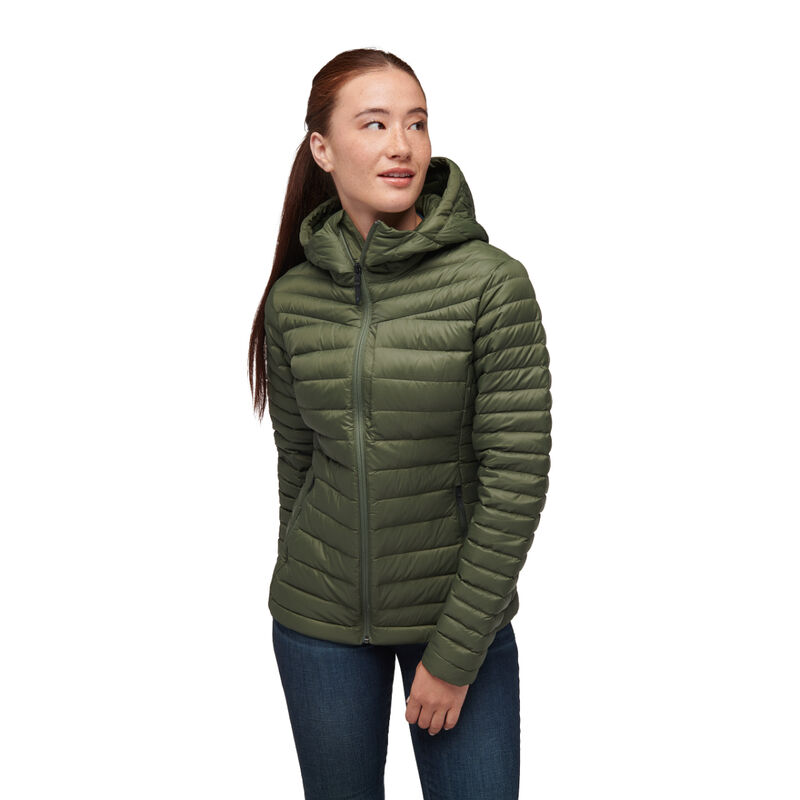 Black Diamond Access Down Hoodie Womens image number 1