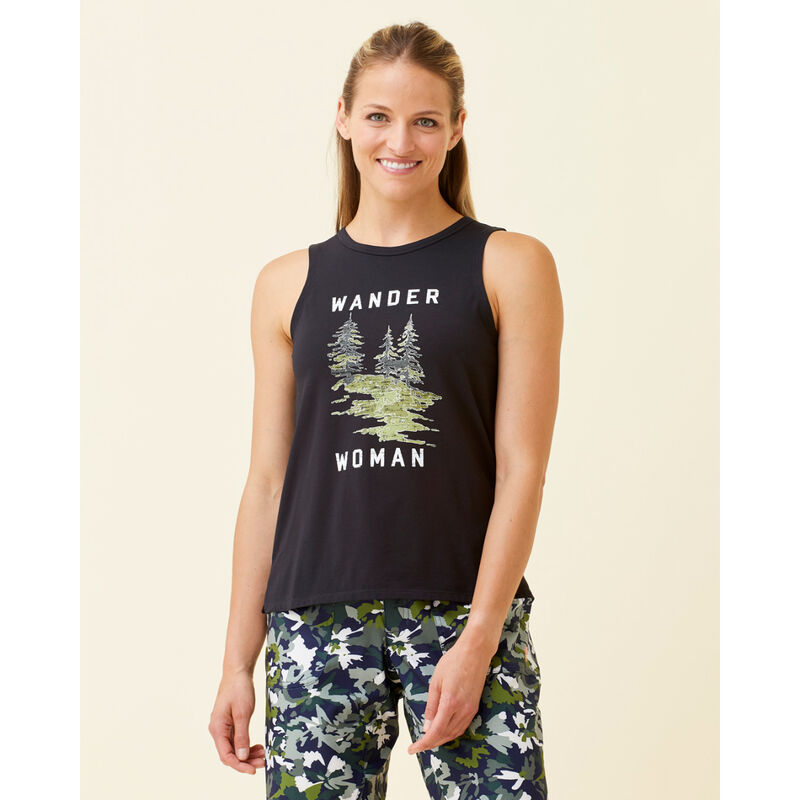 Krimson Klover Cora Graphic Tank Womens image number 0