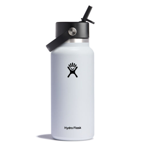 Hydro Flask 32oz Wide Mouth With Flex Straw Cap Water Bottle