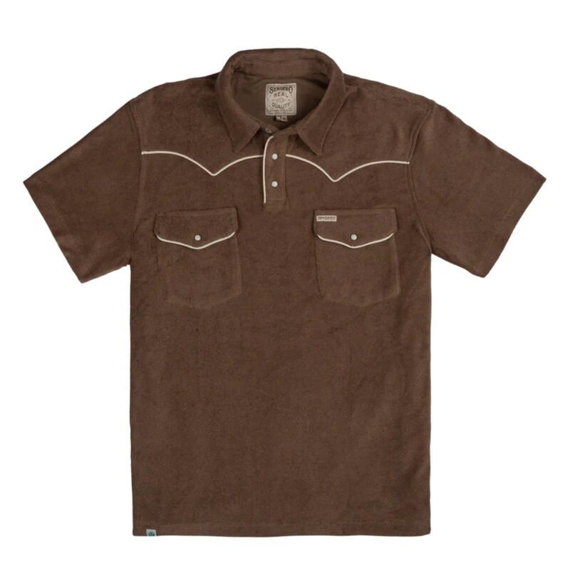 Sendero Cantina Terry Polo Mens image number 0