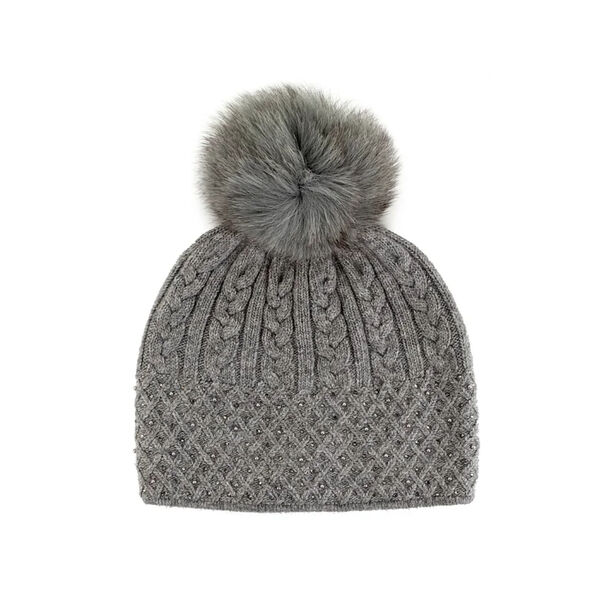 Mitchies Matchings Cable and Diamond Beanie Womens