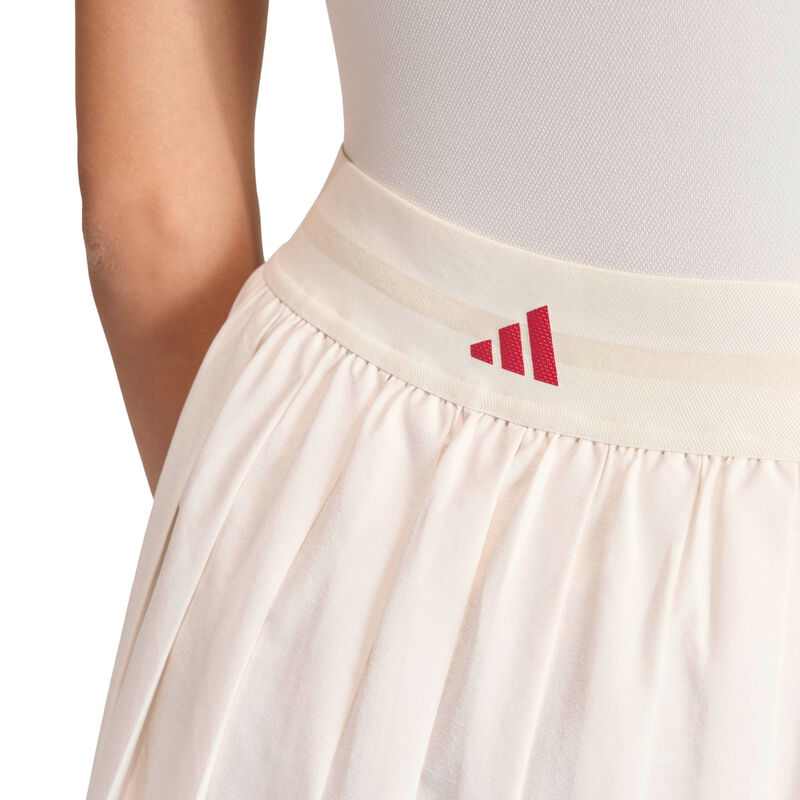 Adidas Tennis Classics Skirt Womens - Chalk White image number 4