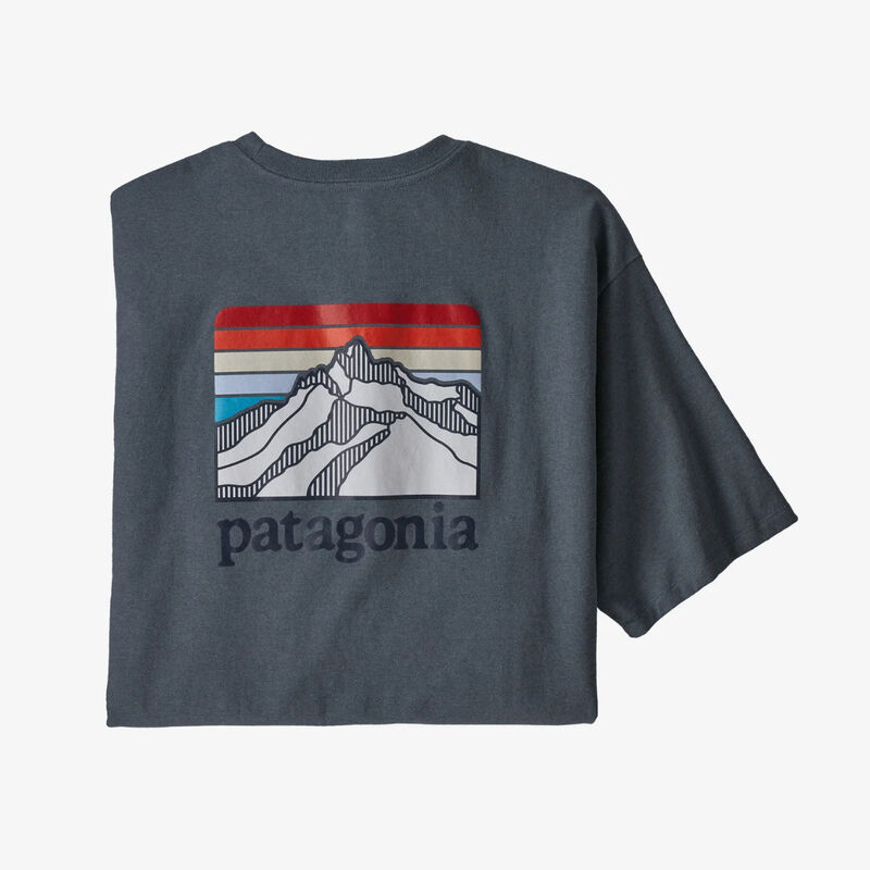 Patagonia Line Logo Ridge Pocket T-shirt Mens image number 0