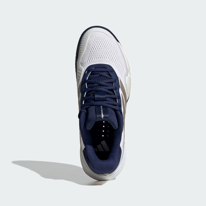 Adidas Barricade 14 Tennis Shoes Mens - White/Dark Blue image number 1