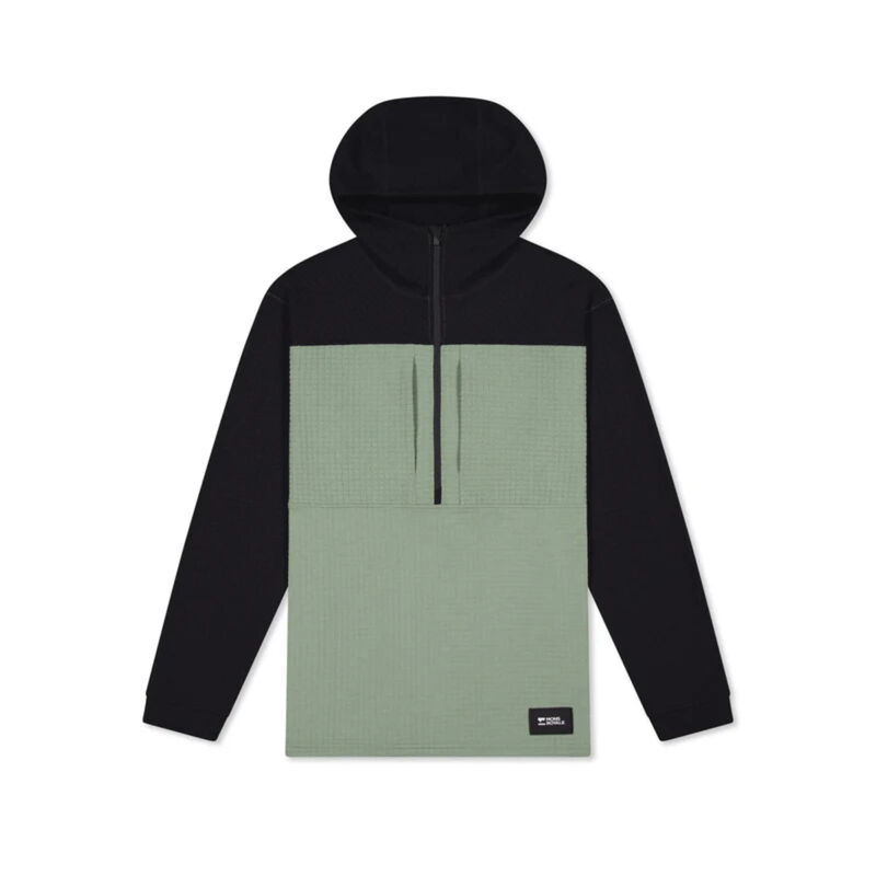 Mons Royale Offgrid Merino Fleece 1/2 Zip Long Sleeve Mens image number 0