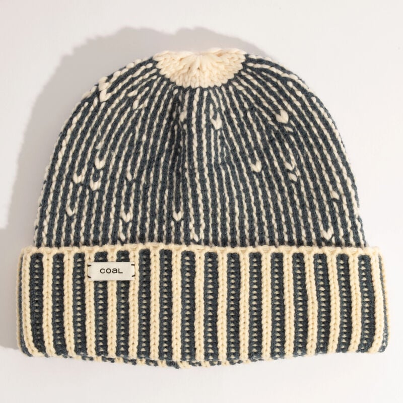 Coal Moraine Ribbed Beanie image number 0