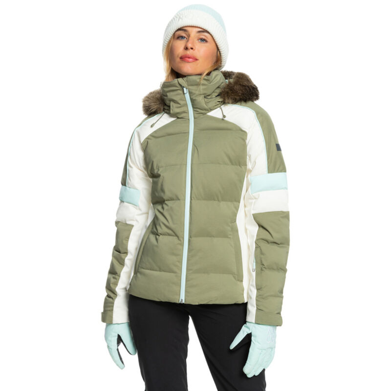 Roxy Snow Blizzard Insulated Snow Jacket Womens image number 3