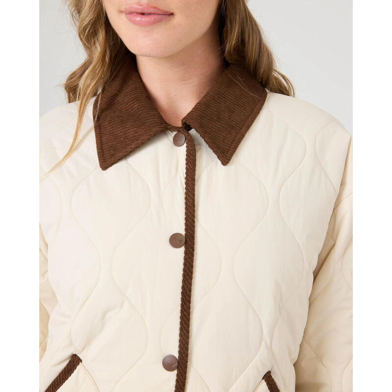 Roxy Nyvea Quilted Barn Jacket Womens image number 2