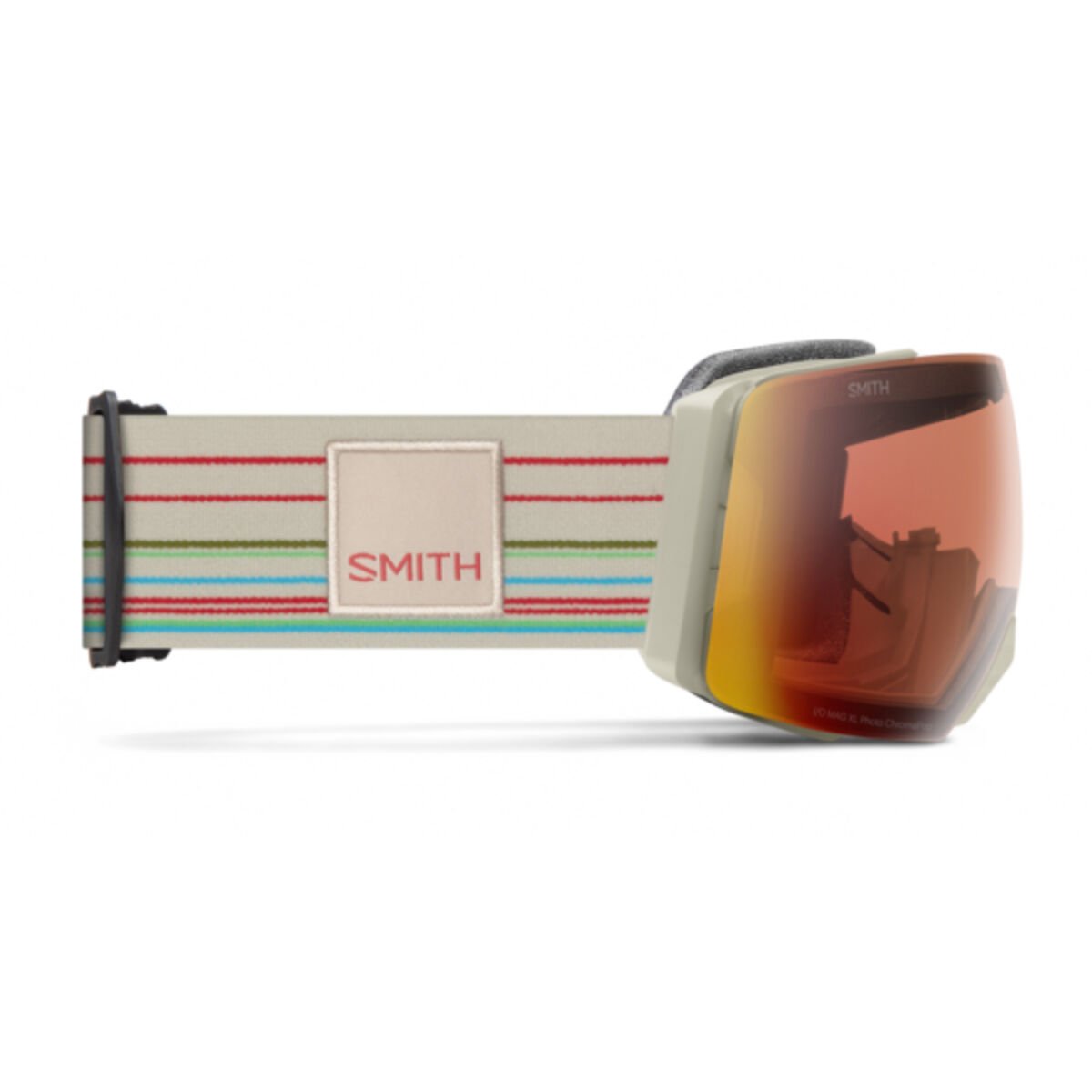 Smith I/O MAG XL Goggles + ChromaPop Pro Photochromic Red Mirror