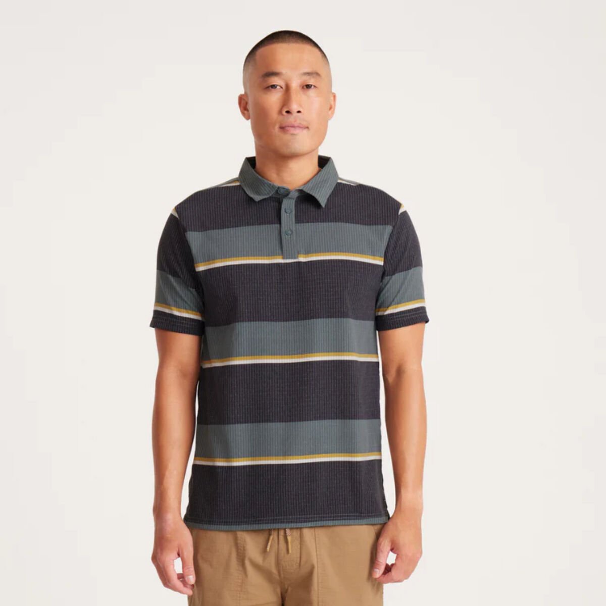 BLESS U / BU VELOURS POLO SHIRT かつきくん着用 Bless Up Trail Button Up Shirt in Onyx – Roark