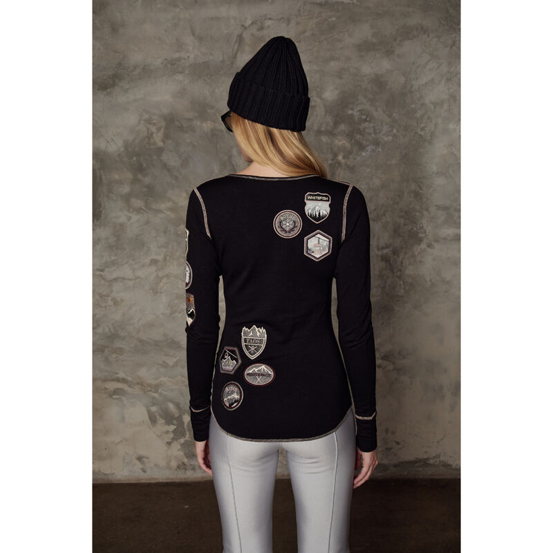 Alp N Rock USA Resorts Henley Shirt Womens image number 1