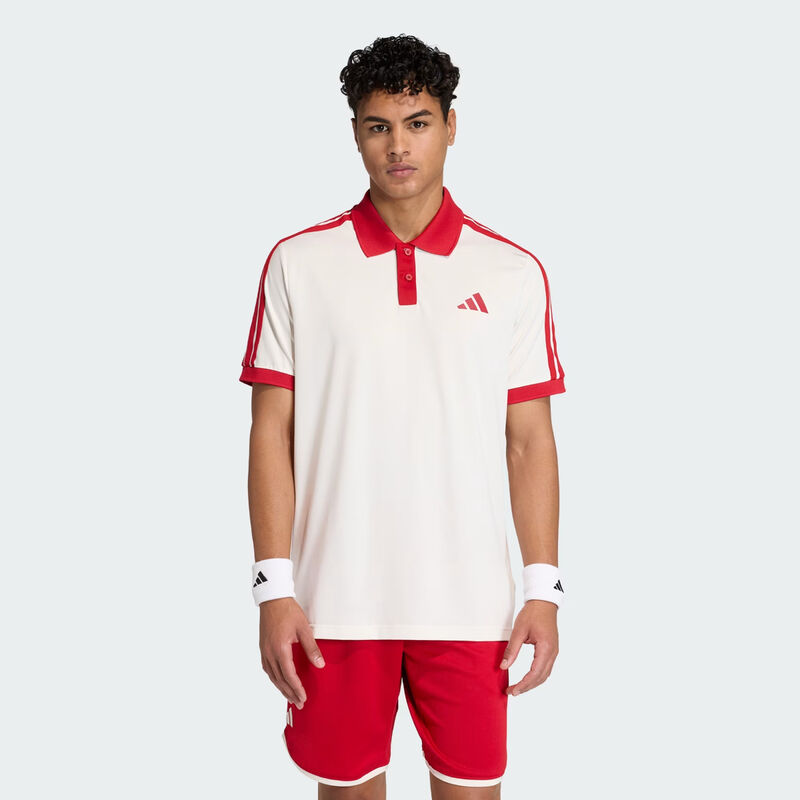 Adidas Tennis Classics Polo Shirt Mens - Chalk White image number 1