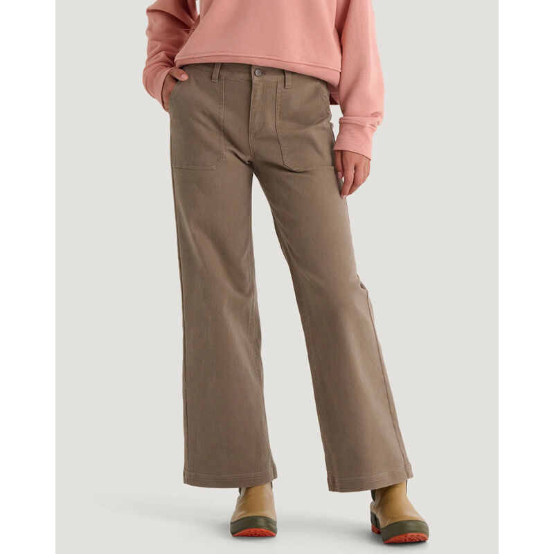 Free Fly Folly Twill Wide Leg Pants Womens image number 0
