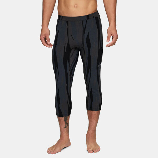 Le Bent Heavyweight Grid Fleece 3/4 Base Layer Bottoms Mens