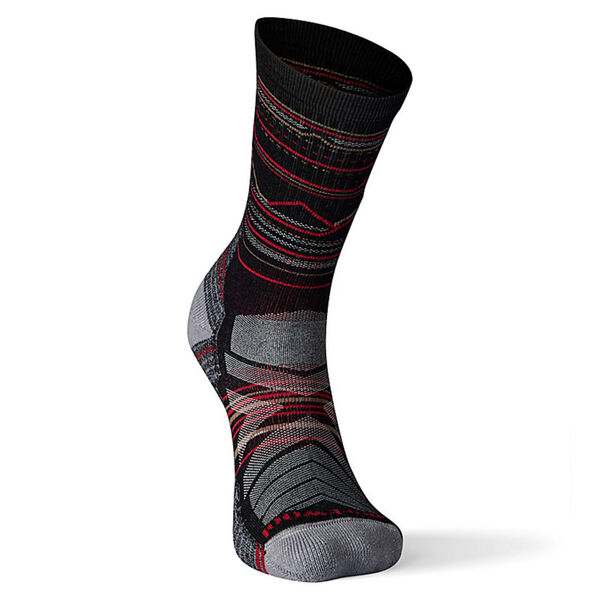 Smartwool Hike Light Cushion Mountain Range Pattern Crew Sock Mens