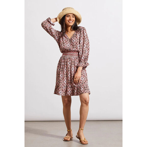 Tribal Printed Challis Dress Womens