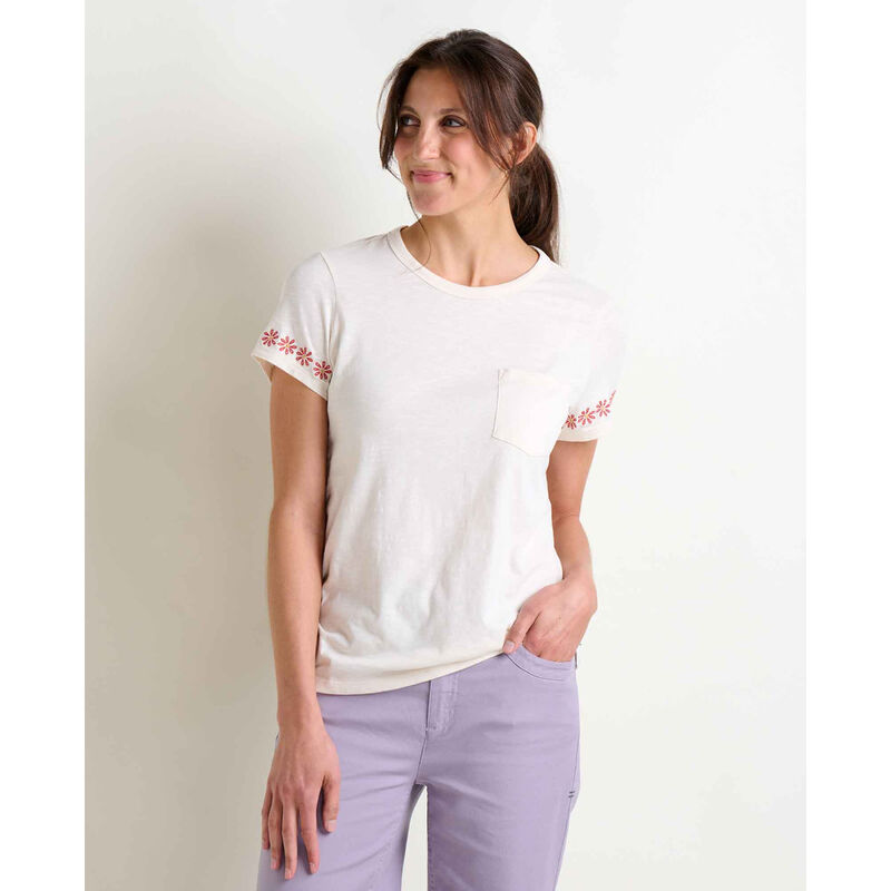 Toad&Co Primo Crew Embroidered Womens image number 0