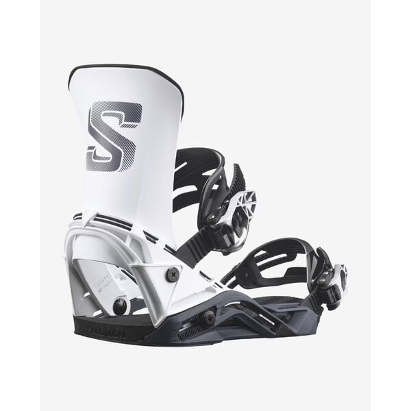 Salomon District Snowboard Bindings - White / Navy Blue