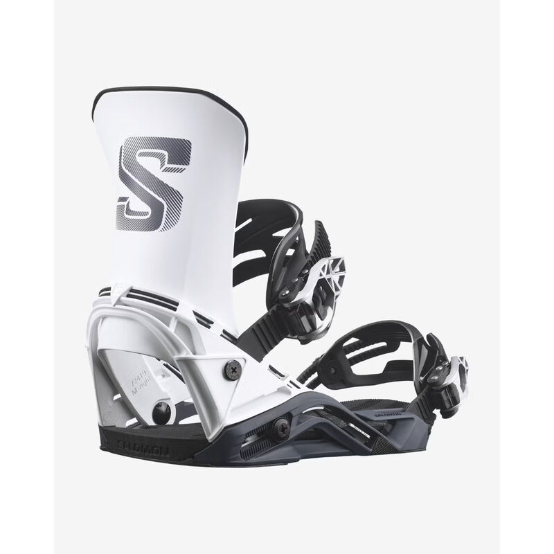 Salomon District Snowboard Bindings - White / Navy Blue image number 1