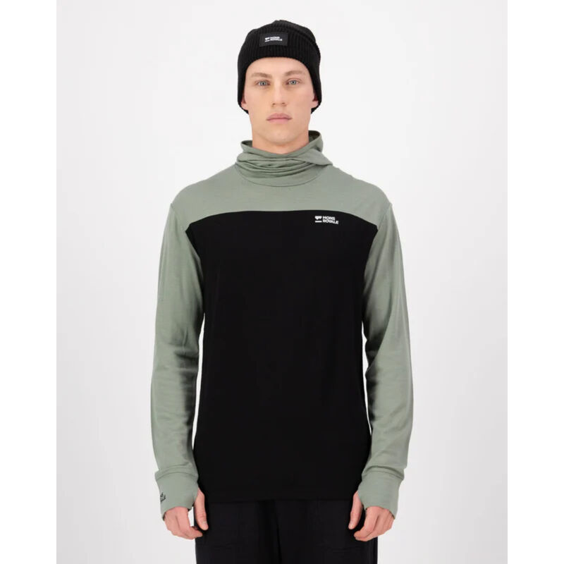 Mons Royale Yotei Merino Powder Hood Long Sleeve Mens image number 1