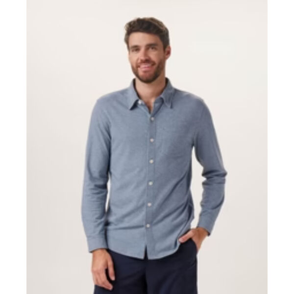 The Normal Brand Active Puremeso Button Down Shirt Mens