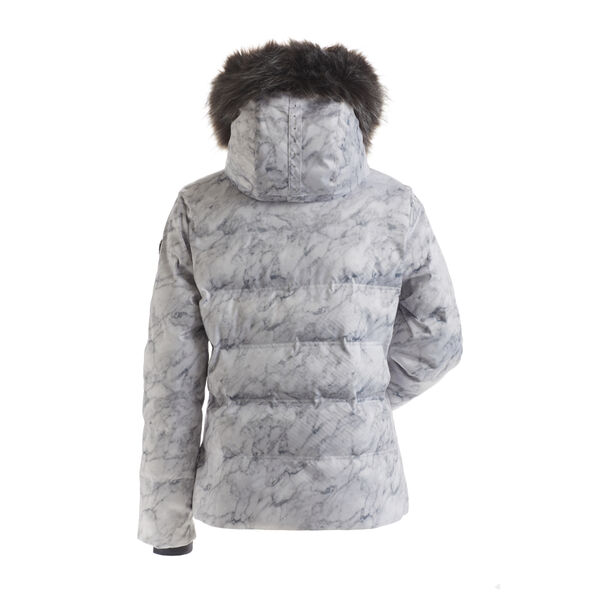 Nils Eloise Print Faux Fur Jacket Womens
