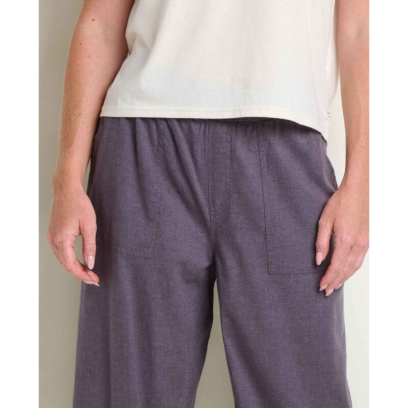 Toad&Co Taj Hemp Wide Leg Pants Womens image number 2