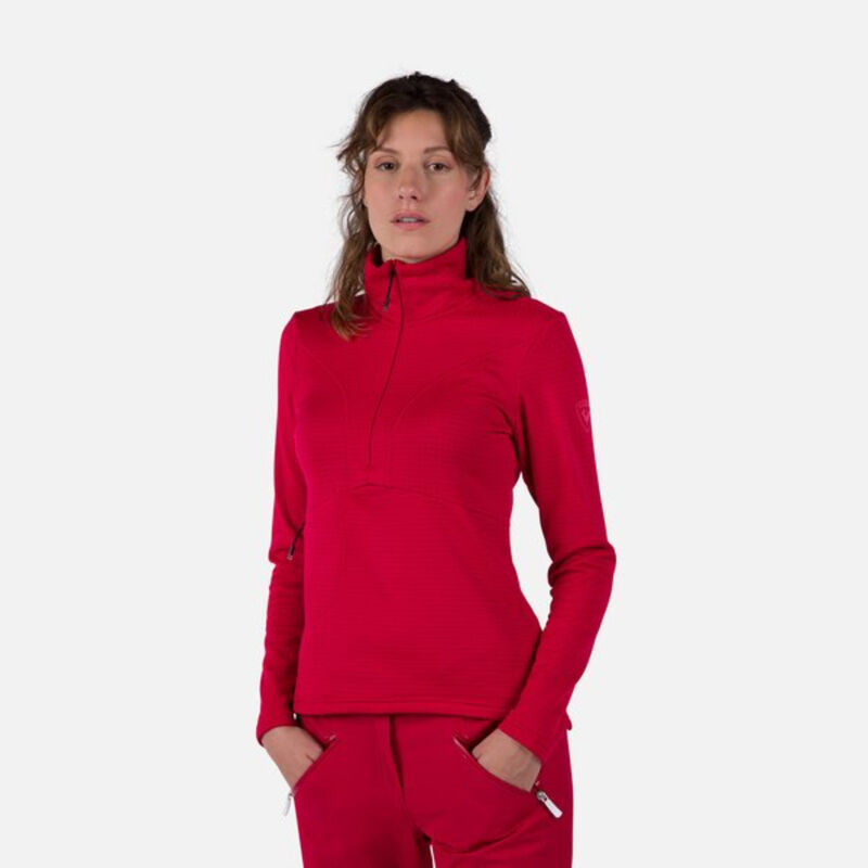 Rossignol Blackside Half-Zip Fleece Top Womens image number 2